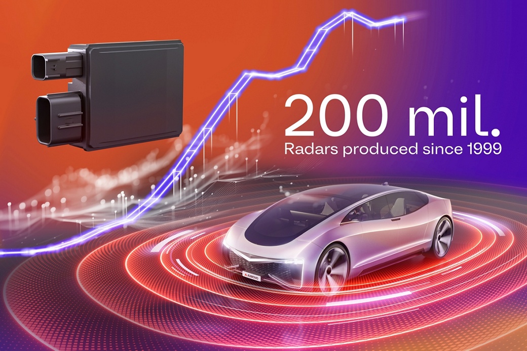 Radar technology from AUMOVIO: 200 million radars produced and orders worth around €1.5 billion in the first quarter of 2025.