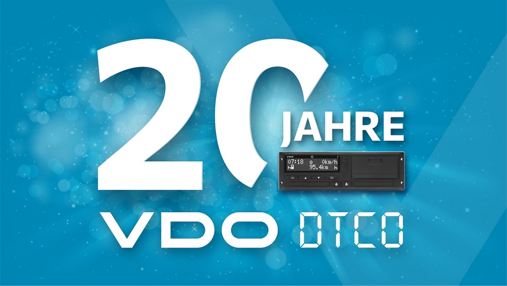 AUMOVIO feiert 20 Jahre digitaler Tachograph.