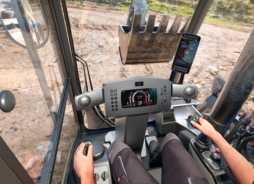 Driver Workplace view at a Display