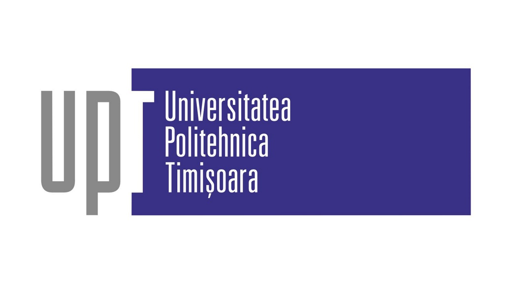 The picture shows the logo of Politehnica University Timișoara.