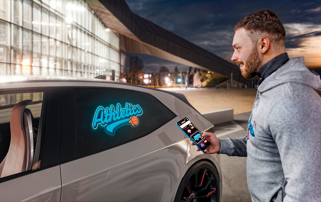 AUMOVIO Window Projection