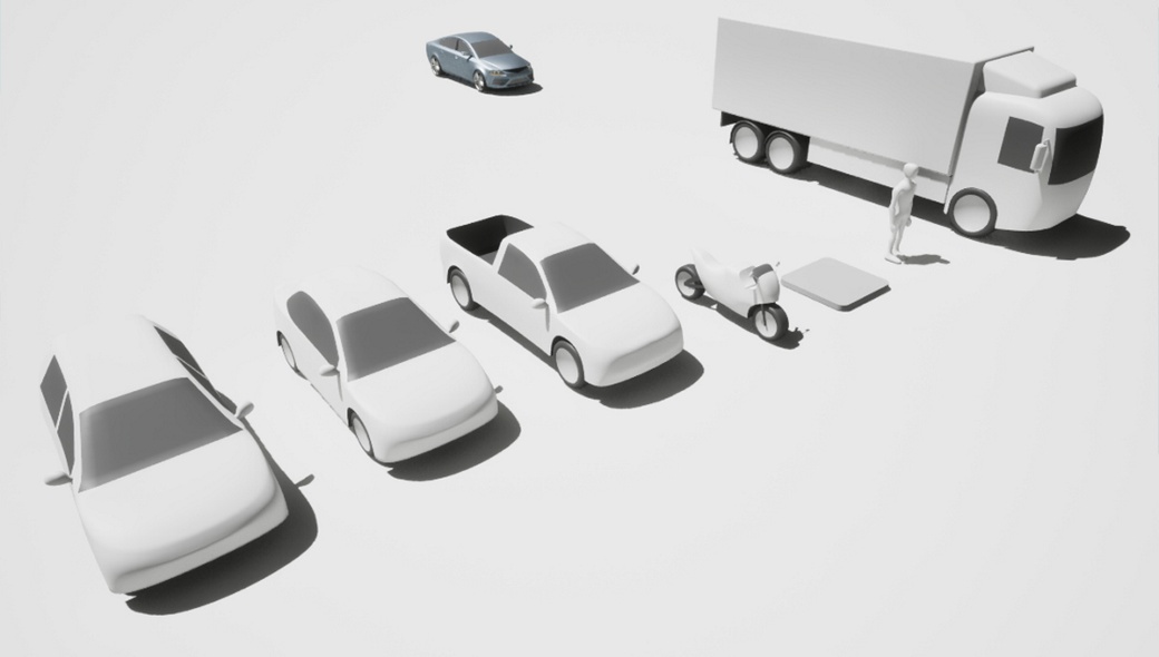 3D models of various vehicle types