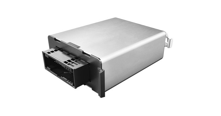 Product picture of the assisted driving control unit ADC415. The entry level Assisted Driving Control Unit ADC415 is a safe and secure multipurpose processing platform.