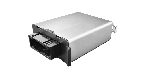 Product picture of the assisted driving control unit ADC415. The entry level Assisted Driving Control Unit ADC415 is a safe and secure multipurpose processing platform.
