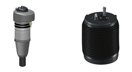 Air springs and struts