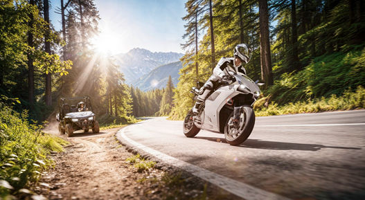 brake system for two-wheelers and powersports vehicles on the road to ensure safe braking