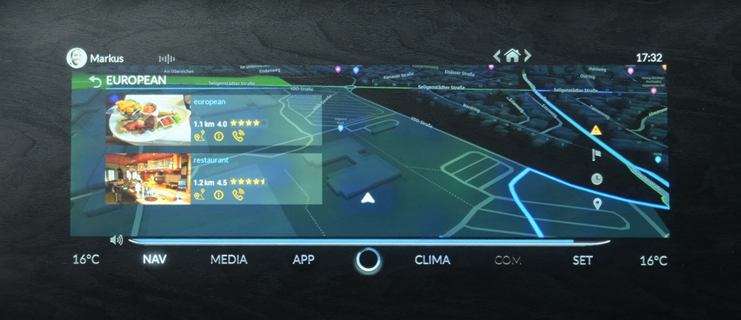eTravel.Companion pop-up “Food-type selection”