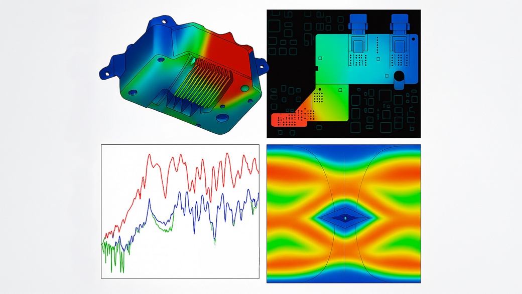 The simulation & verification group is your trusted partner for robust product development. We combine state-of-the-art simulation, virtual validation, and physical verification to ensure reliability, compliance, and performance across electrical, thermal, and mechanical domains.