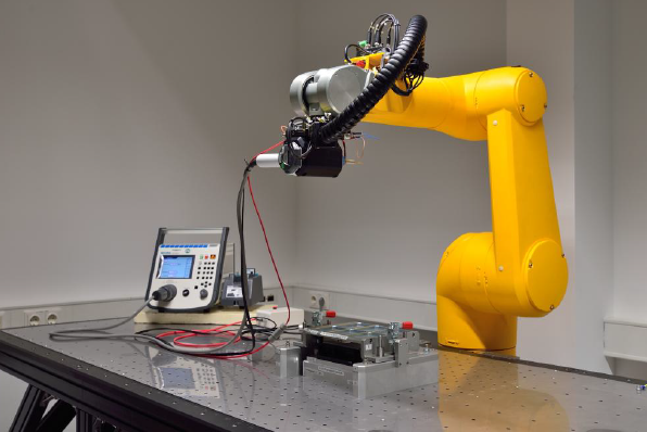 Image of an electrical testing machine. Electrical Testing services validate the safety, reliability, and performance of electrical components under various operating conditions. These tests are essential for ensuring system integrity, preventing failures, and meeting industry-specific compliance standards.