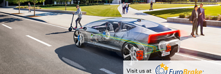 brake key visual,. car in the center with brake system highlighted