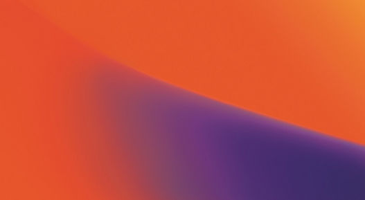 Abstract gradient background with vibrant orange tones blending into deep purple, creating a smooth and modern color transition.