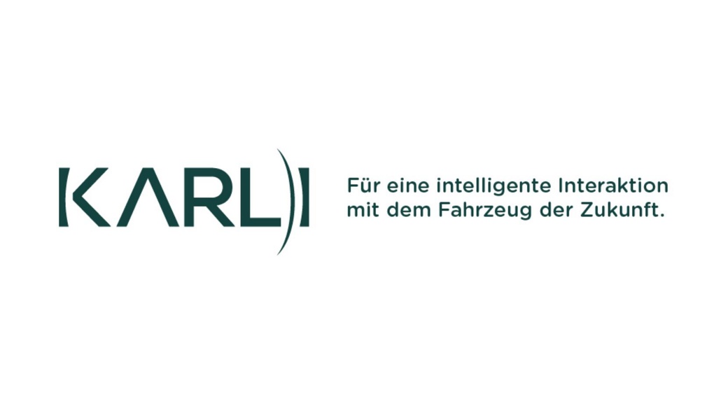 Logo of Karli, for intelligent interaction with the vehicle of the future. KARLI is the German abbreviation for „Künstliche Intelligenz für Adaptive, Responsive und Levelkonforme Interaktion im Fahrzeug der Zukunft“. By developing AI functions that detect driver states and designing interactions for different levels of automation, the project aims at providing an adaptive, responsive and level-compliant interaction in the vehicles. The project is funded by the European Union and promoted by the German Ministry for Economic Affairs and Climate Action.