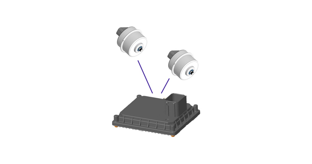Picture of a Twin Motor Control.  The Twin Motor Control solution enables precise and reliable control of a wide range of electric actuators